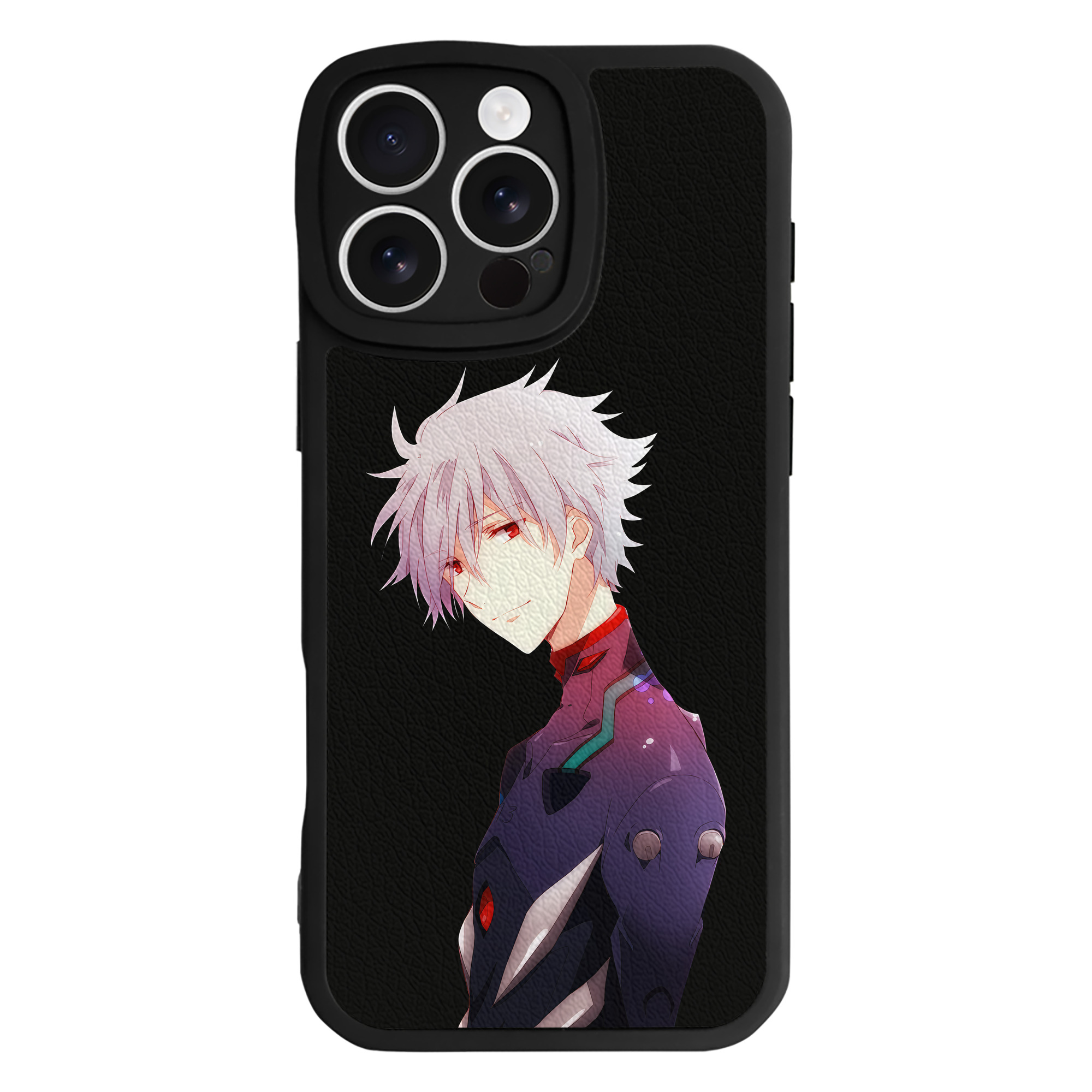 （画像用） EVA 新世紀エヴァンゲリオン 【iPhone 16シリーズ対応】シリコンスマホケース（レザー調） 材質：シリコン